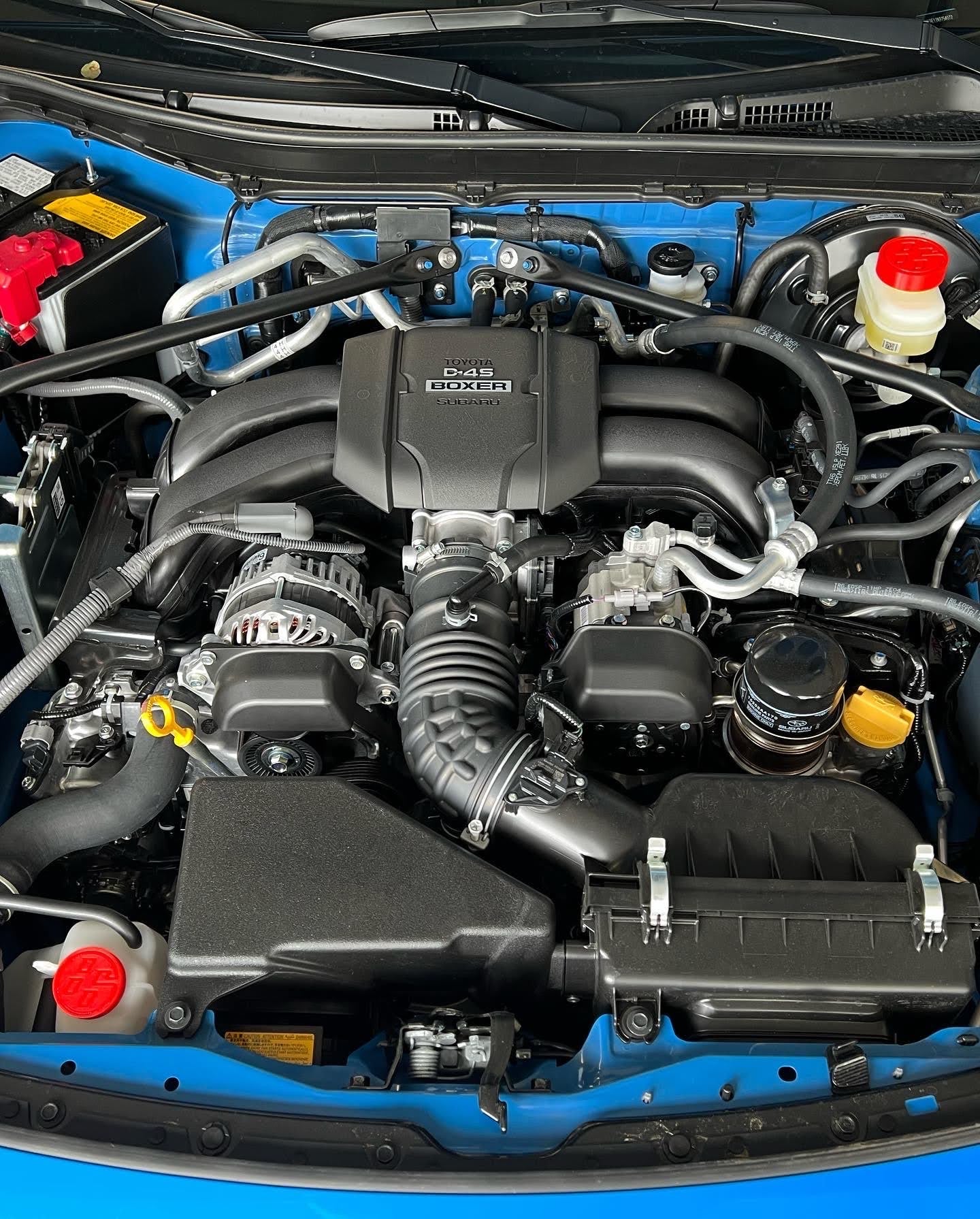 Custom Engine Bay Fluid Caps for GR86 / BRZ